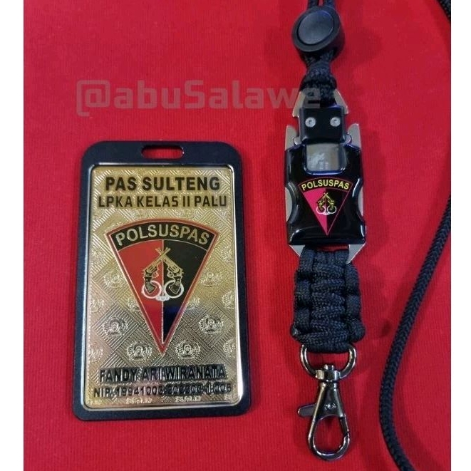 

plat id name tag POLSUSPAS baru full set