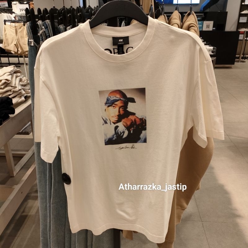 Tshirt H&M Men 2pac jastip jasa titip