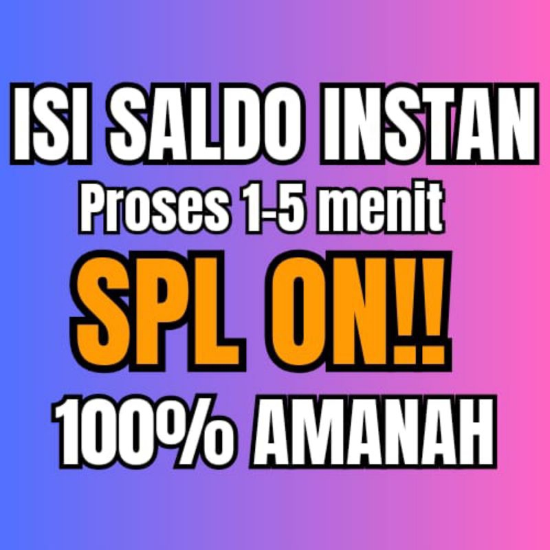 

TOP UP SALDO INSTAN