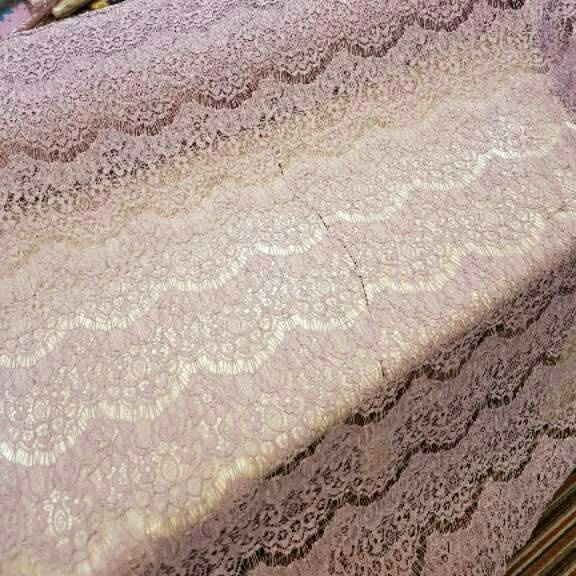 MEGA SALE Kain Brokat Renda Gliter  Kain Renda Garis Grade A Gliter