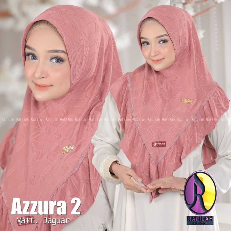 (ORI RAFILAH 355) HIJAB INSTAN AZZURA 2 ORIGINAL BY RAFILAH COLLECTION