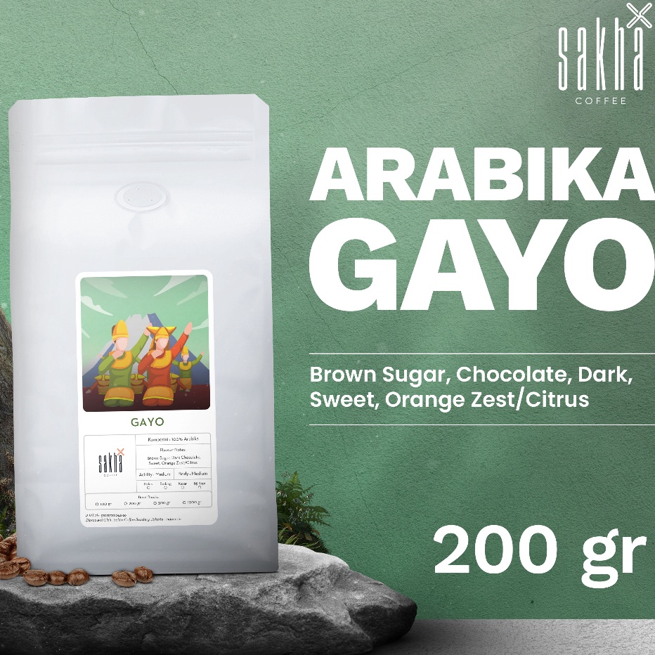 

TERMURAH Biji Kopi Bubuk Arabika Gayo Aceh Sumatra Arabica Coffee Beans Single Origin Grade 1 Coffe Roast Bean Espresso Dan Manual Brew Roaster 2 Gram Sakha Roastery
