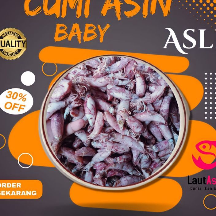 

1111 Baby Cumi Asin 1kg Kualitas Super Premium
