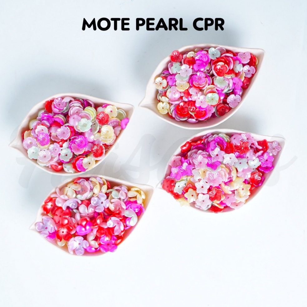 Harga Bersahabat Mote Pearl  Mote Bunga  Manik Bunga  Manik Pearl Kelopak Bunga  Manik Bentuk Bentuk