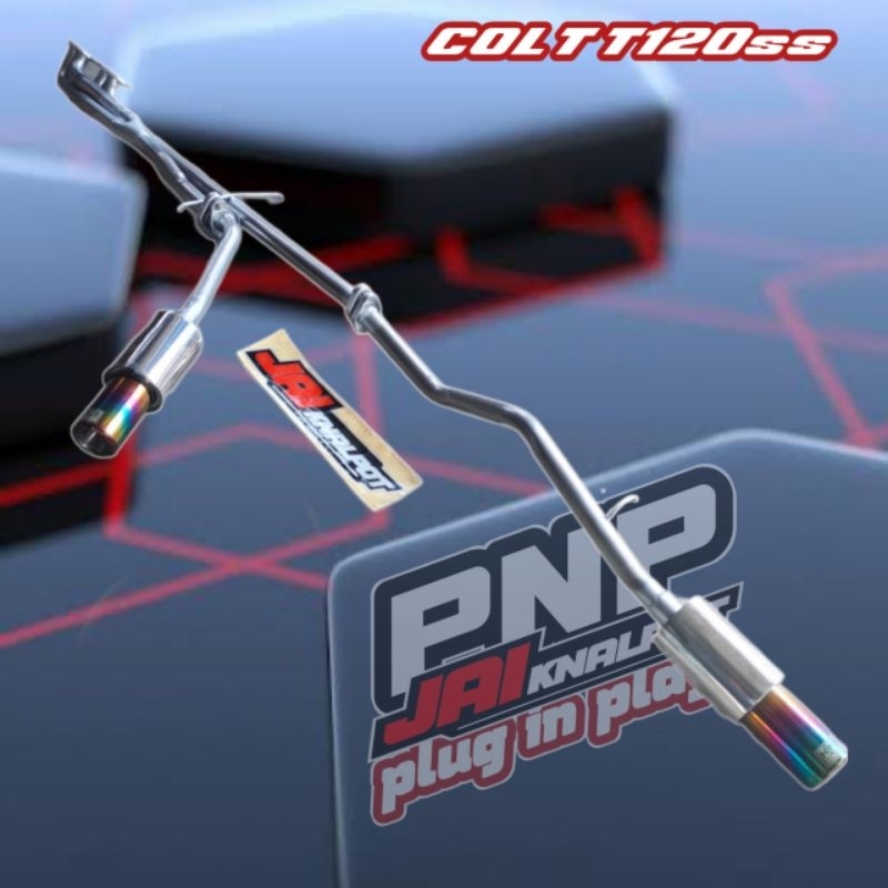 Colt T120ss header 432 muffler samping & belakang