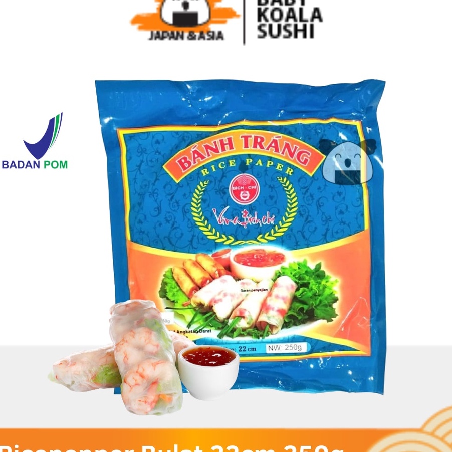 

PROMO MURAH BANH TRANG Vietnam Rice Paper 16 22 cm 25 g Kulit Lumpia Springroll Import