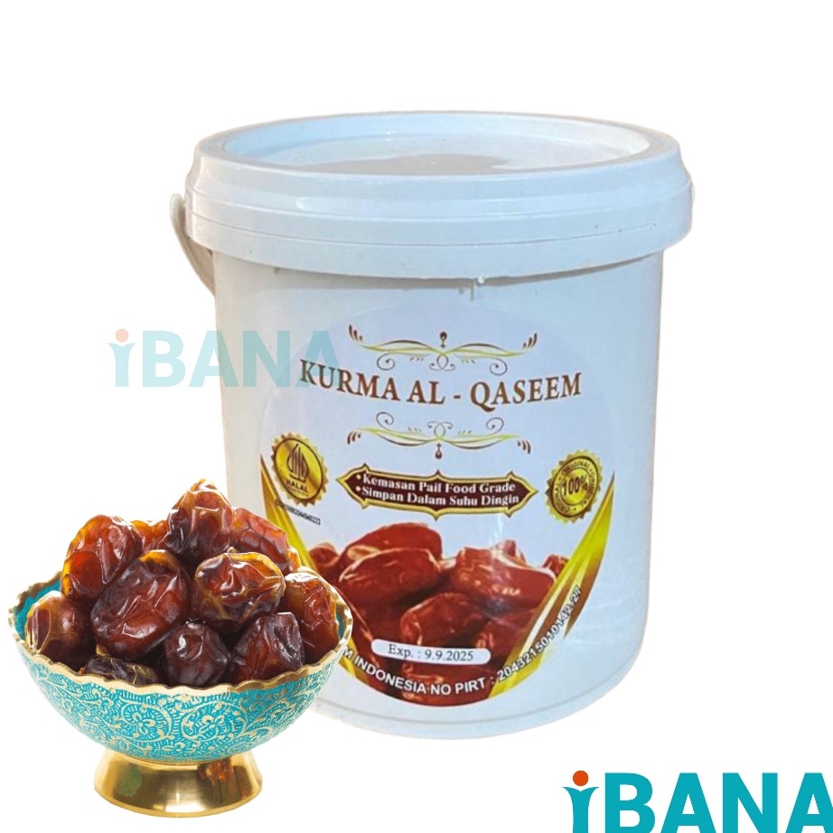 

Stok terbaru IBANA KURMA AL QASSEM PREMIUM 5GRM KURMA SUKARI EMBER 1 PREMIUM KURMA HAMPERS IDUL FITRI