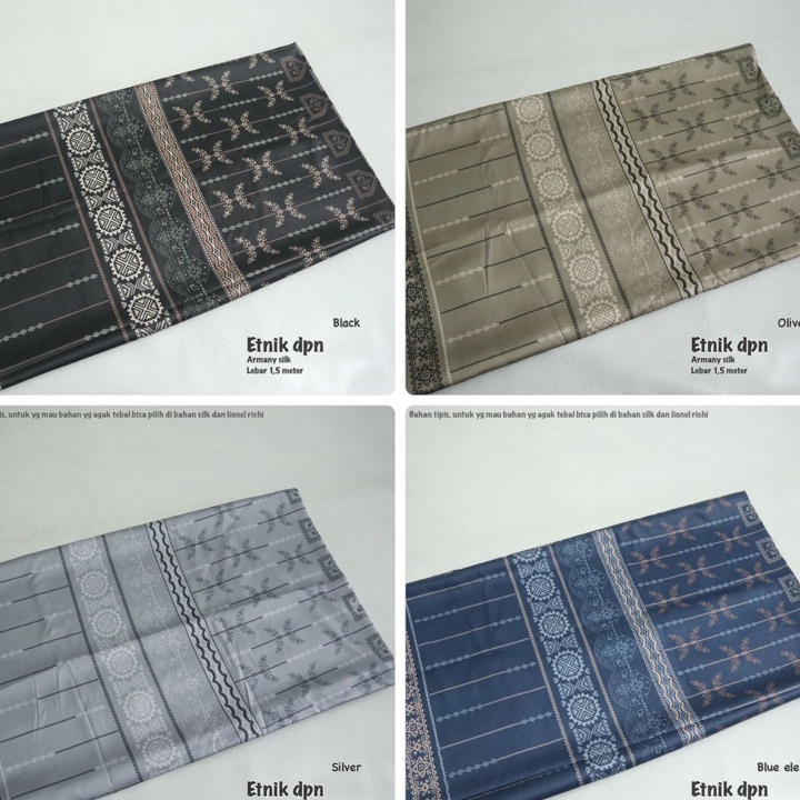 XC26619 kain armani silk  kain armany motif etnik  kain mewah  kain import