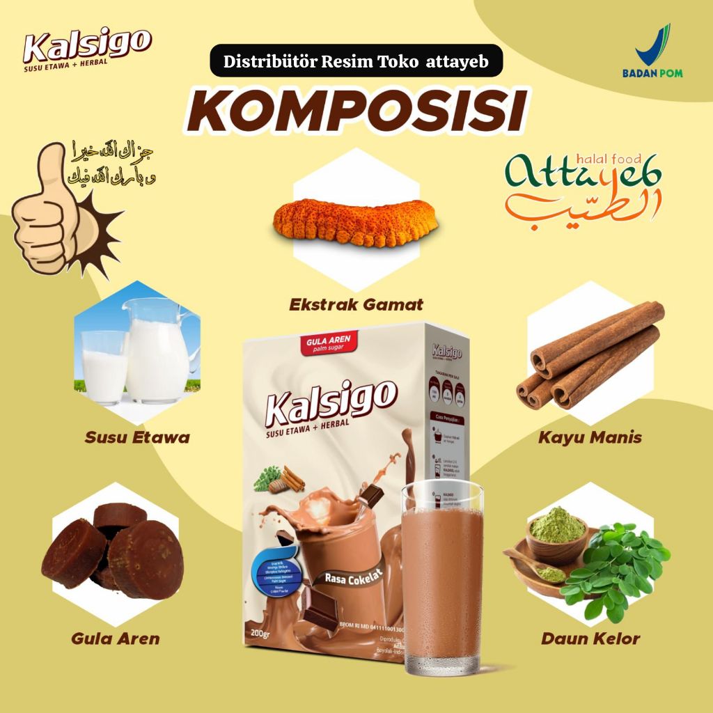 

Kalsigo Susu Kambing Etawa 5ini1 Plus Herbal Rasa Coklat Gula Aren Peninggi Badan Membantu Mengatasi Gemuk Badan Kalsium