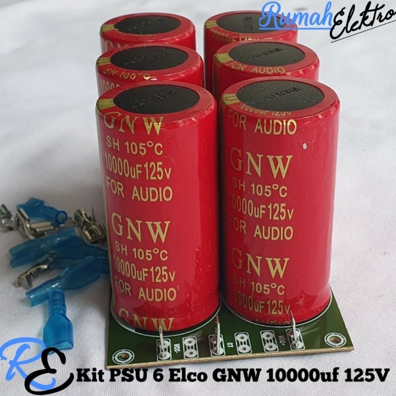 Kit PSU 6 Elco GNW 10000uf 125V