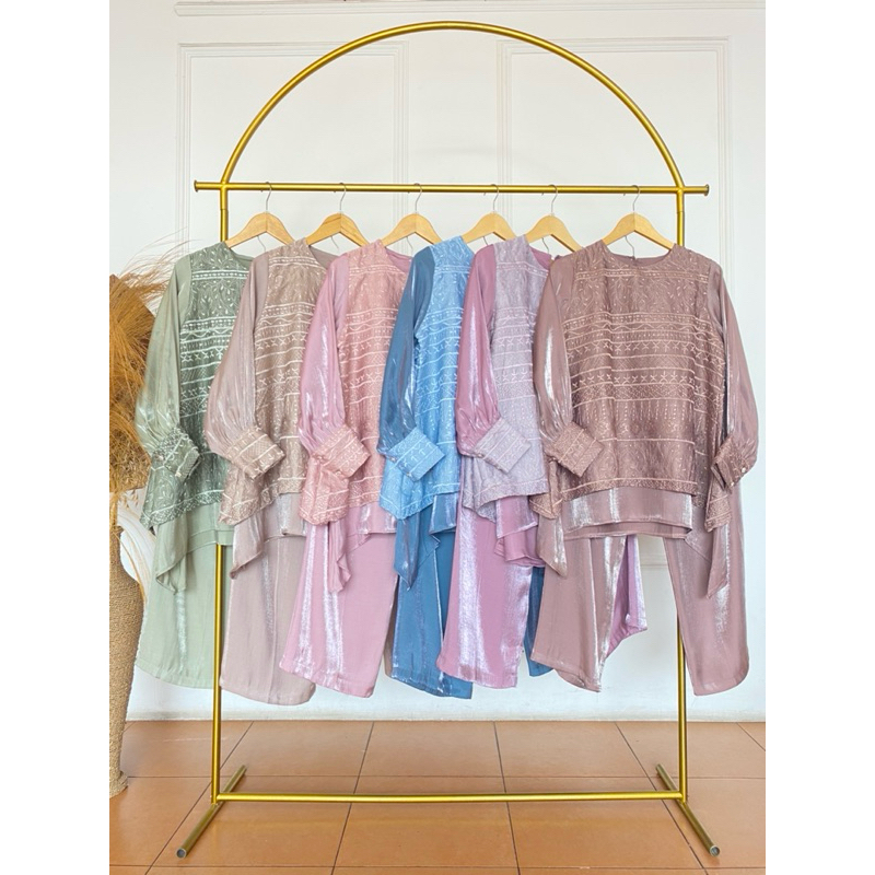 ARKANZA SET CELANA + HIJAB SHIMER