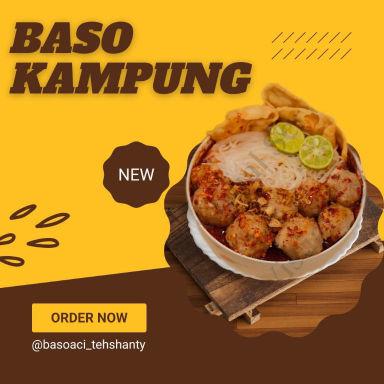 

TLJ551 1111 Baso kampung Teh Shanty All Varian produk teh shanty