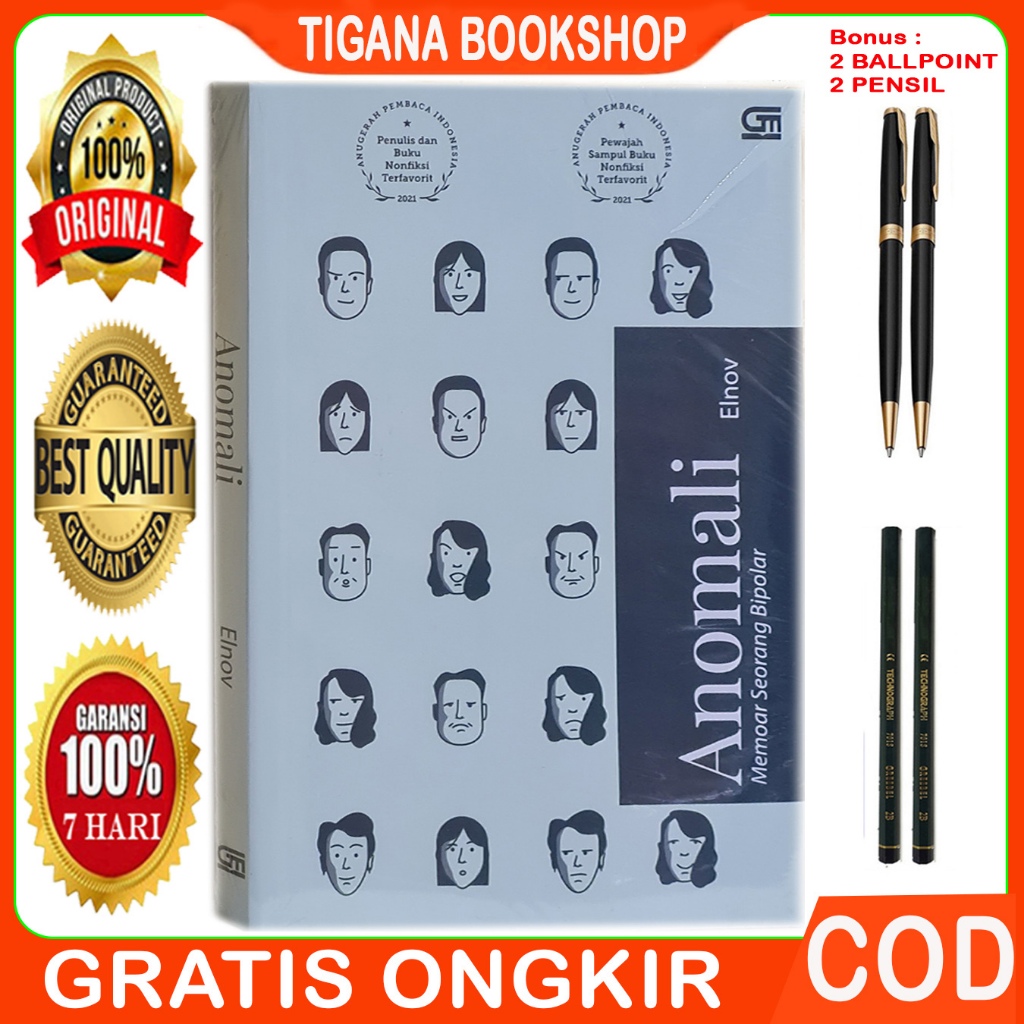 Anomali Memoar Seorang Bipolar - Original