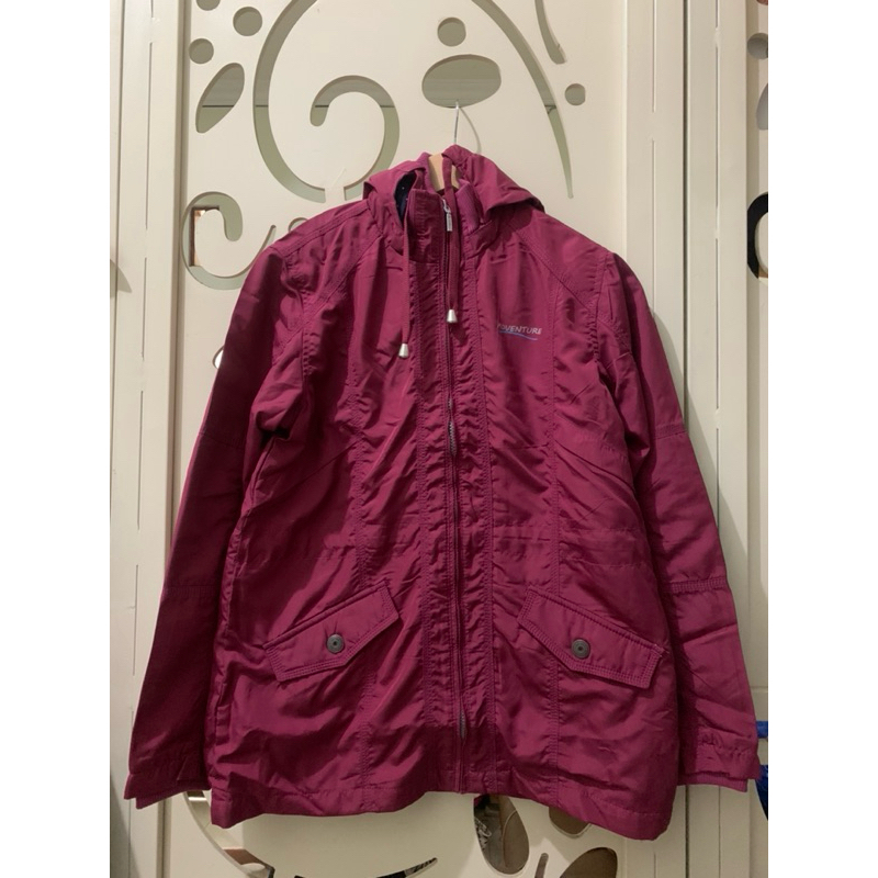 Jaket Wanita Parasut Ako Pink 11-0336