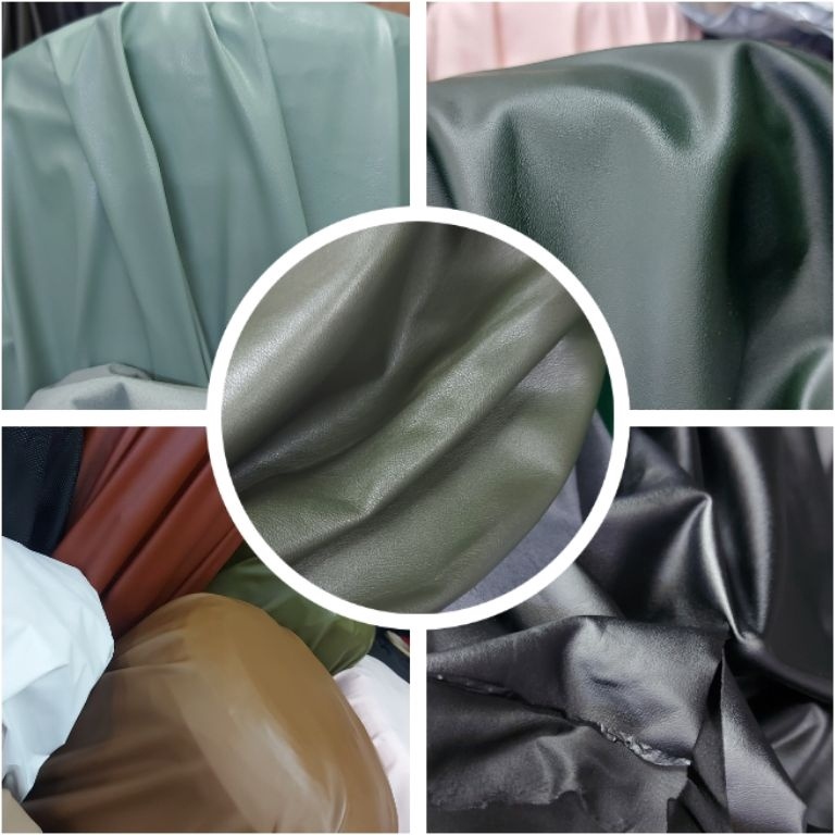 Real produk KAIN KULIT SINTETIS DAN ELASTISBAHAN DASAR JAKET SEPATU DAN DLL