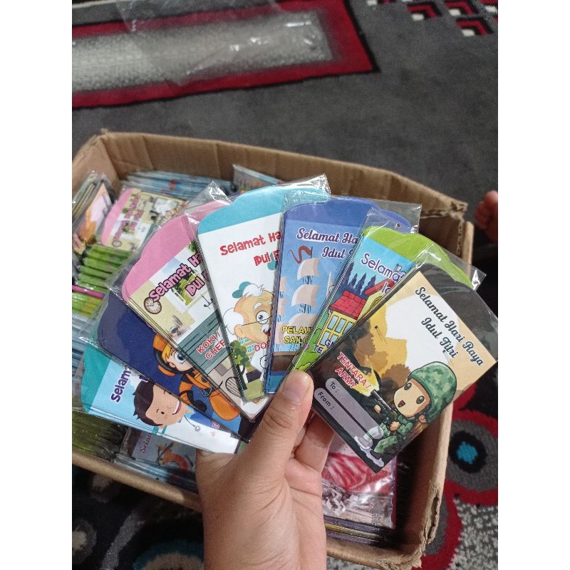 

Amplob lebaran banyak motif dan karakter 100pcs