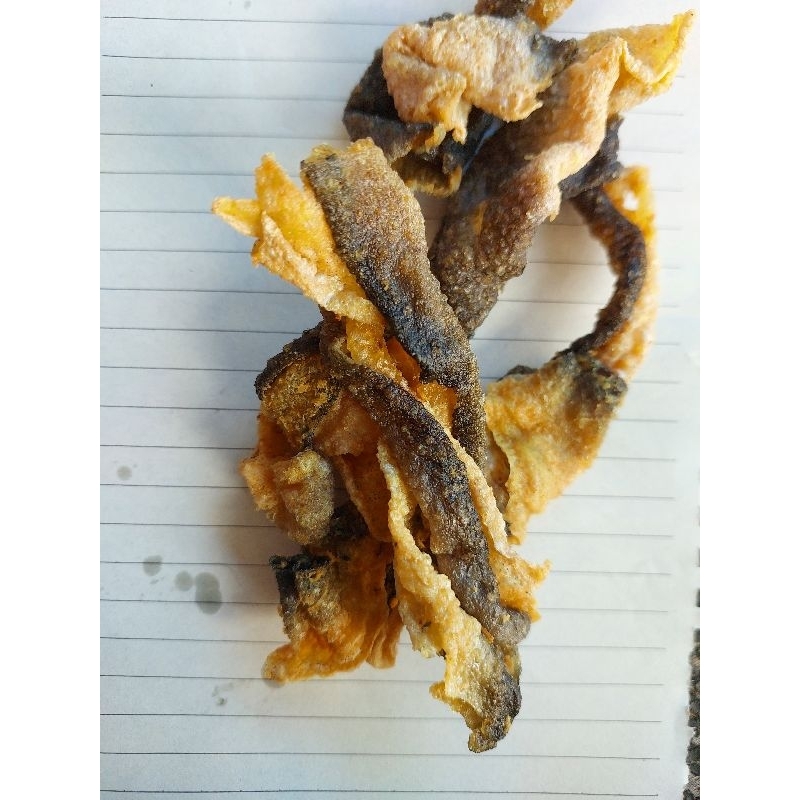 

kripik kulit ikan patin