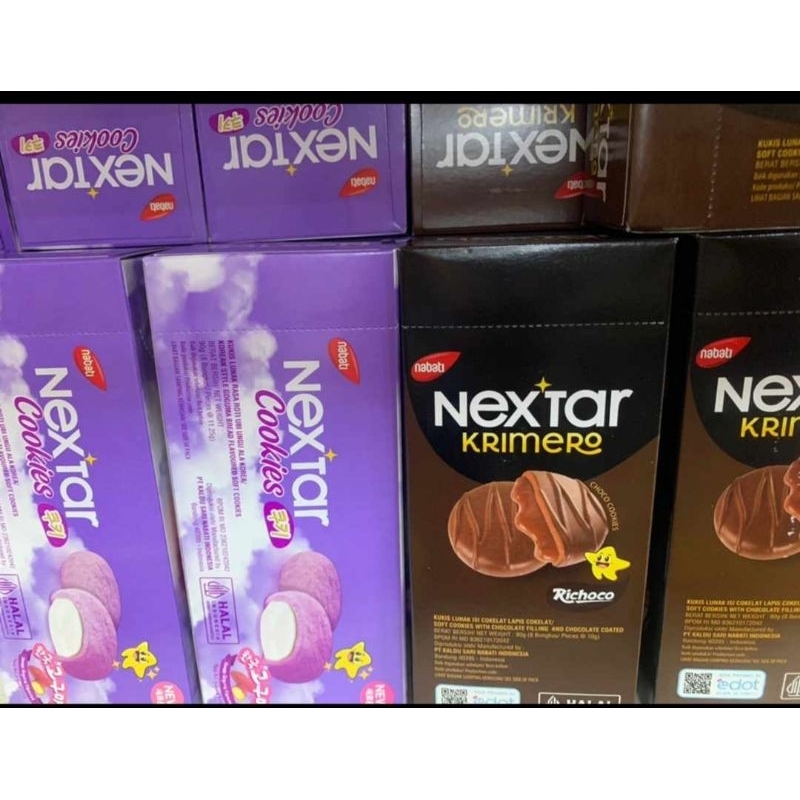 

nextar nastar / brownies / blueberry /strawberry / nextar star isi 8 pcs