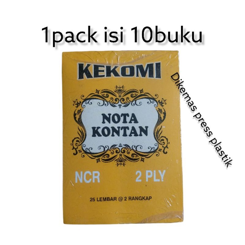 

(PACK) SERBA MURAH STAR || NOTA NCR 2 PLY KECIL || NOTA KONTAN KEKOMI RANGKAP 2 || BUKU NOTA NCR 25 X 2PLY