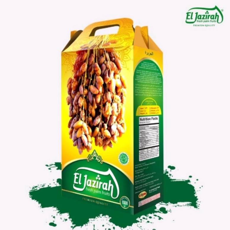 

ITJ596 KODE 77 KURMA ELJAZIRAH KHOLAS PREMIUM 1KG EXP MARET 225