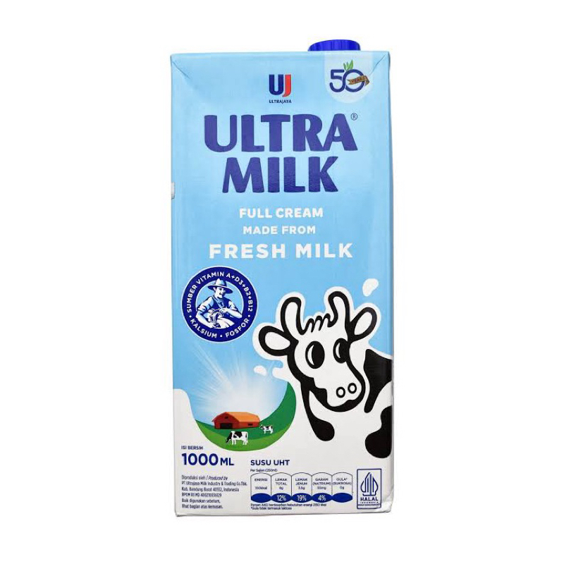 

Ultra Milk Fresh Milk / Susu UHT 1000ml