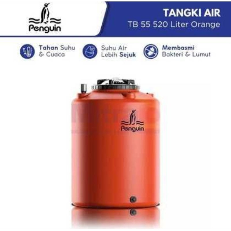 Torent / Tangki / Tandon Air Penguin 520 liter Orange