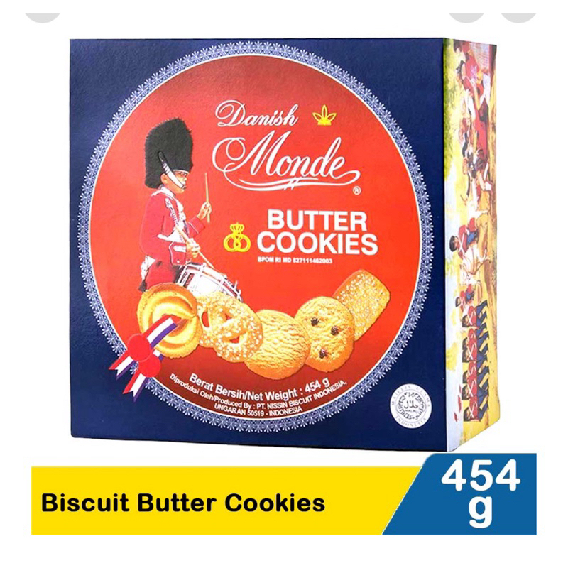 

monde butter cookies 454 g