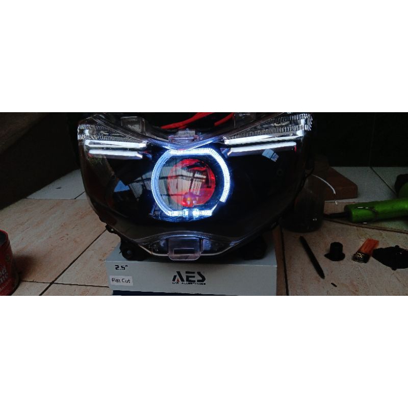 headlamp biled aes turbo se nmax old