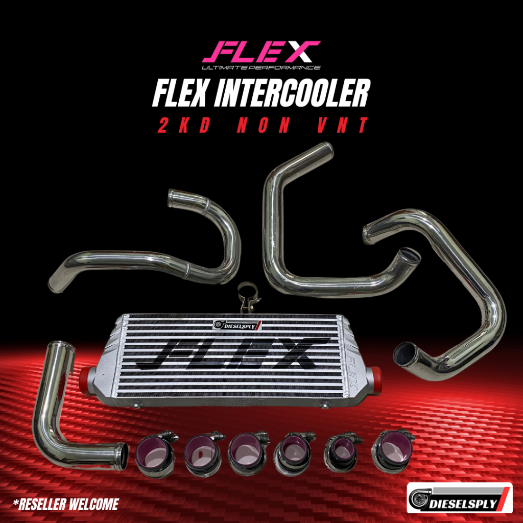FLEX Intercooler Innova/Fortuner/Hilux 2KD non VNT