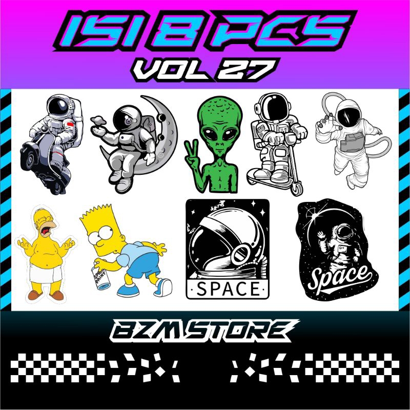 

Stiker Vol27 Isi 8pcs Original