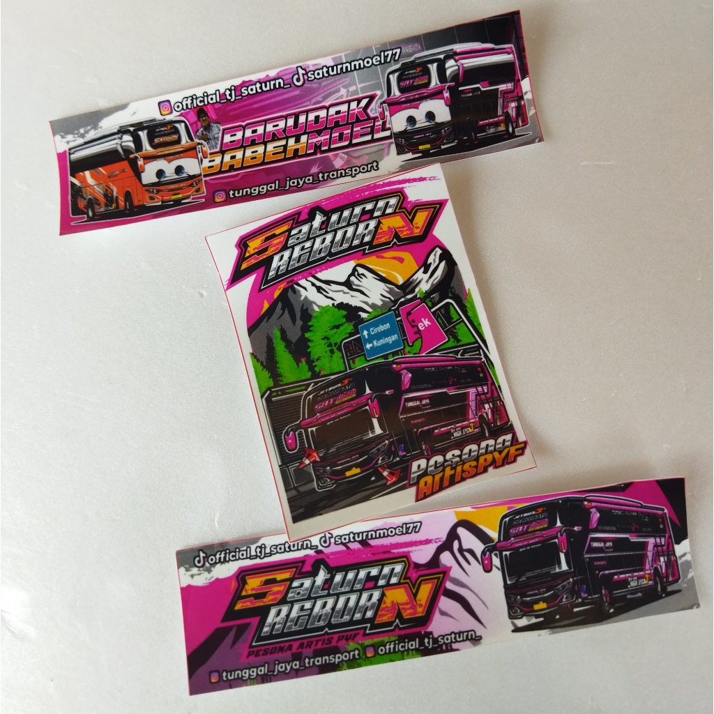 

stiker bis saturn asli po anti air