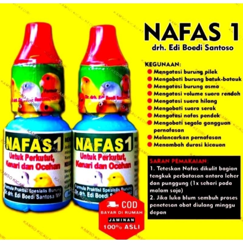 Nafas1 drh edi vitamin burung kicau mania