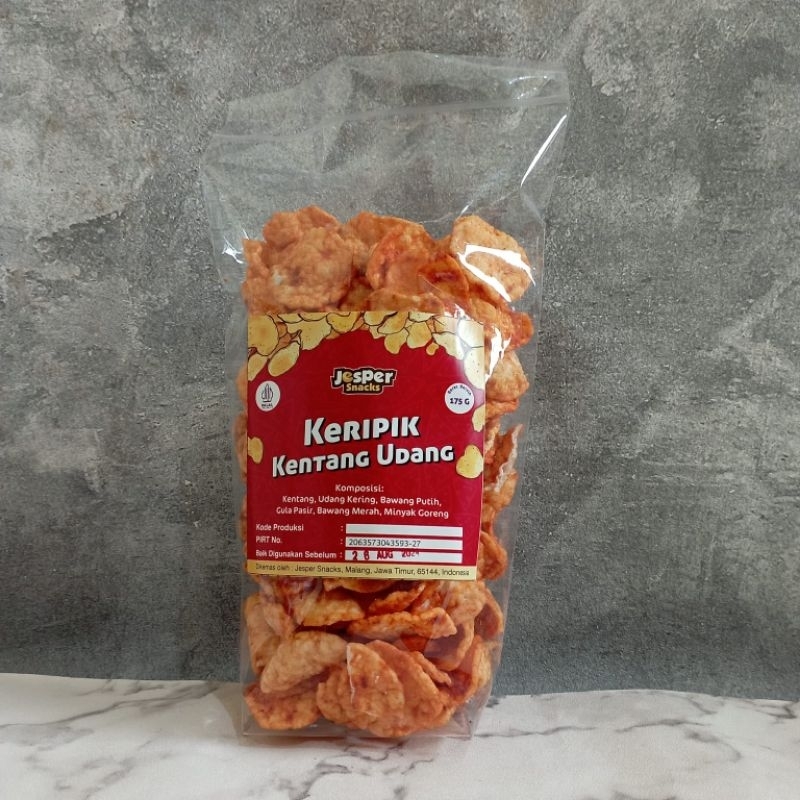 

KERIPIK KENTANG UDANG SPESIAL GURIH, RENYAH