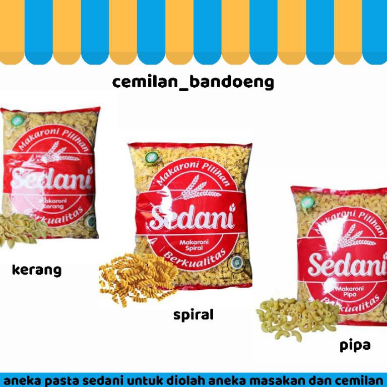 

SOK374 D2289 MAKARONI SEDANI SPIRAL PIPA KERANG MENTAH 1 KG