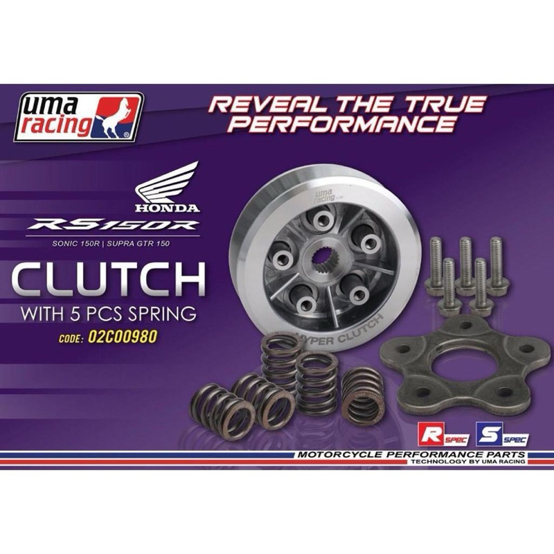 HYPERCLUTCH UMA RACING RUMAH KOPLING UMA RACING SONIC150R GTR150 ORIGINAL