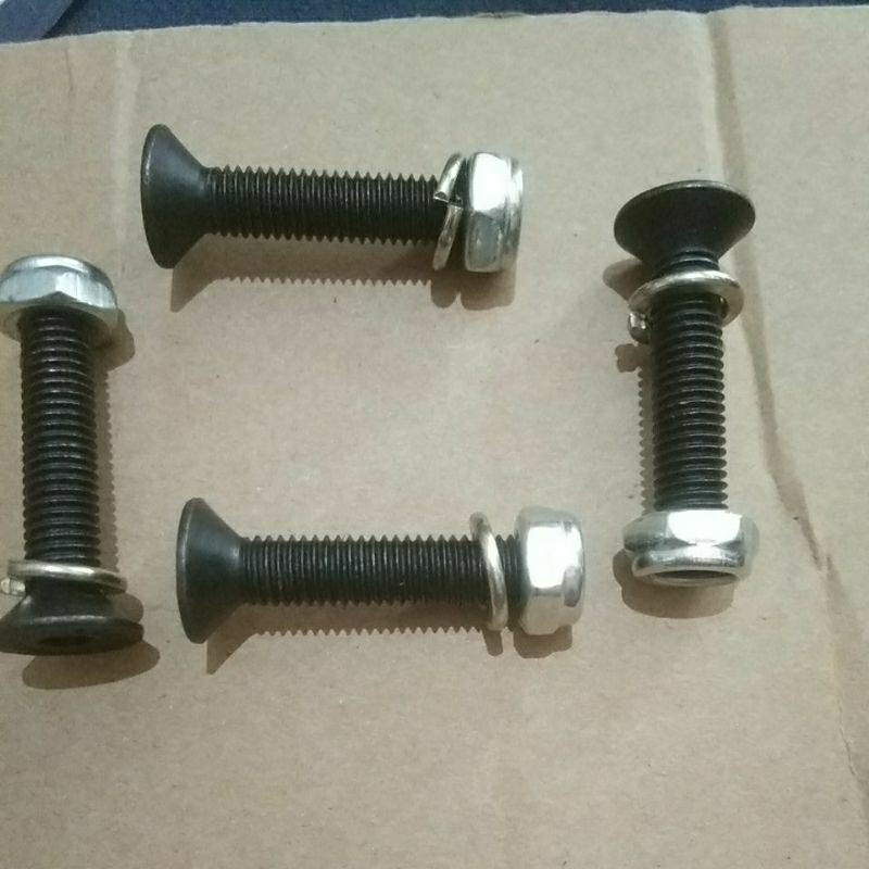 Baut spacer KLX 150 L BF Stenlis stainless Panjang 45 mm gear dengan Spacer