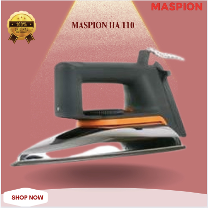 MASPION SETRIKA HA 110 SETRIKA LISTRIK/HA 110/HA110/HA-110/MASPION SETRIKA MURAH ORI