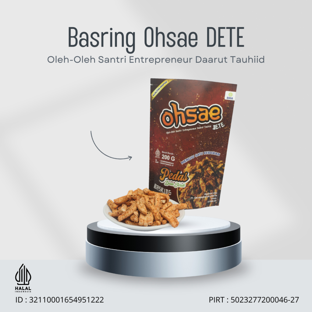 

Basring Ohsae Pedas Daun Jeruk - 200g