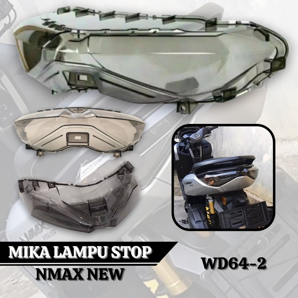 Mika Lampu Stop Nmax New 2020-2024 | MIKA SMOKE NMAX OLD 2016-2019 LAMPU BELAKANG NMAX NEW Nemo Bato