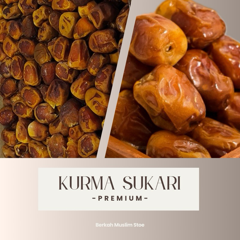 

Kurma Sukkari Premium Kemasan 250gr-1000gr