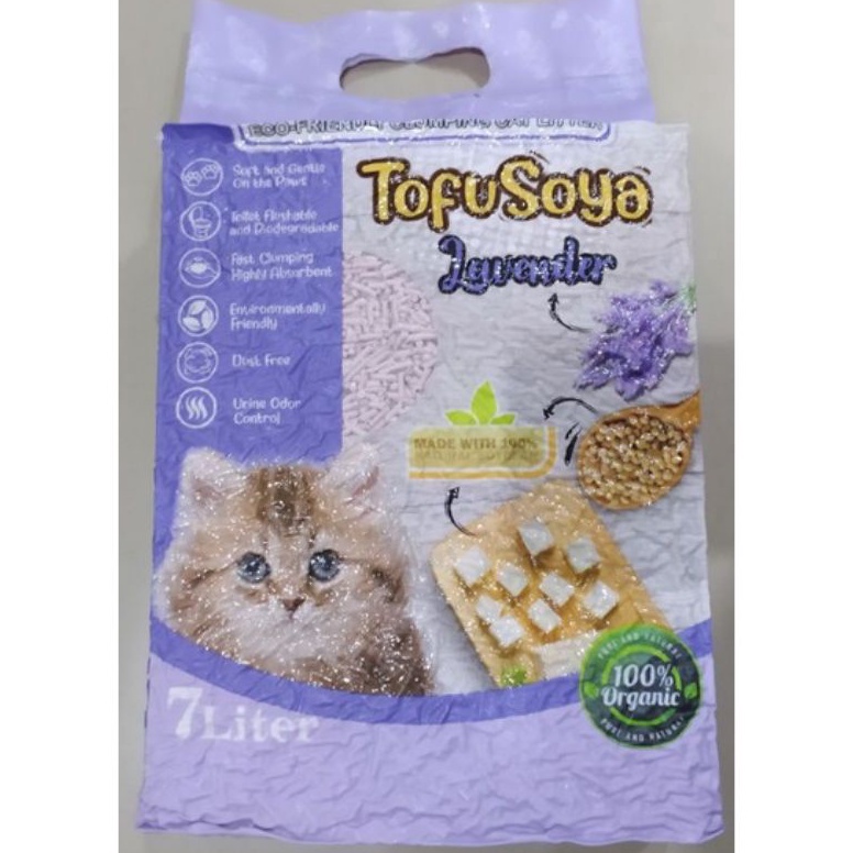 MTD879 GROSIR MURAH Markotops soya tofu cat litter 7L  pasir tofu markotop pasir tofu soya  pasir ku