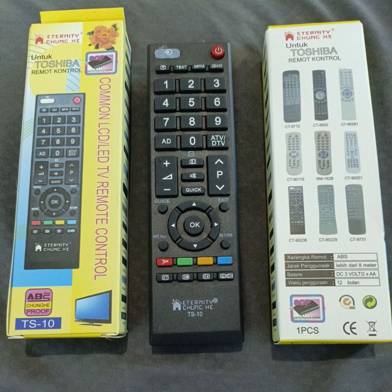 remote Toshiba regza LCD TS-10
