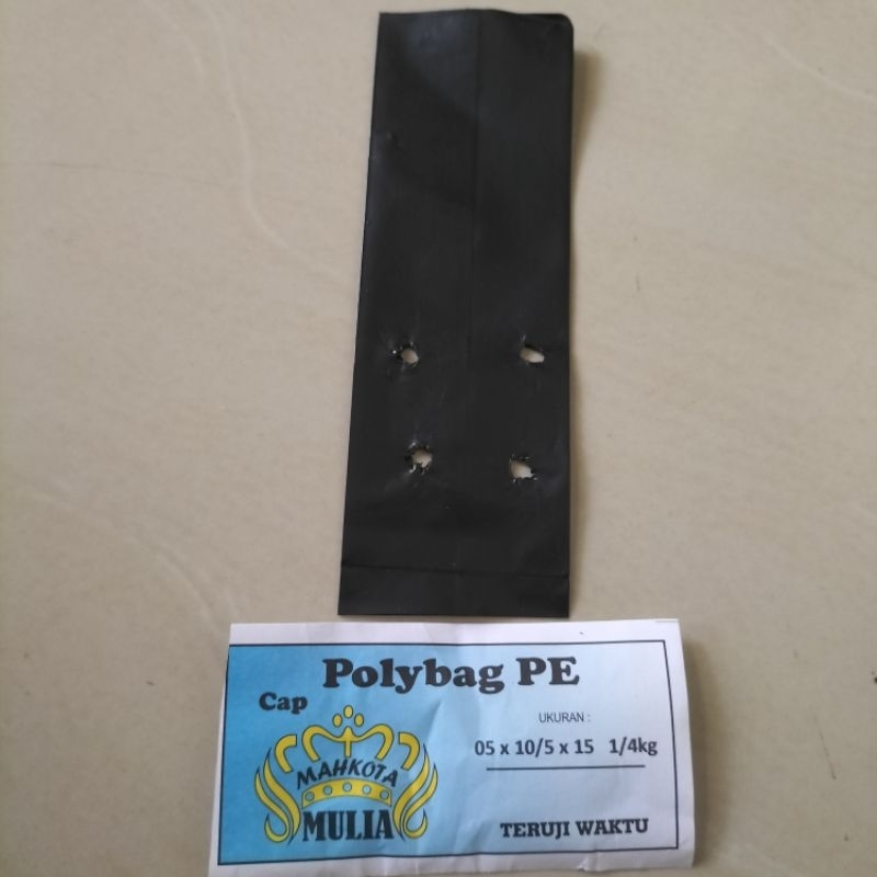 1 KG POLIBAG POLYBAG 10x15 MAHKOTA MULIA / MAWAR MERAH