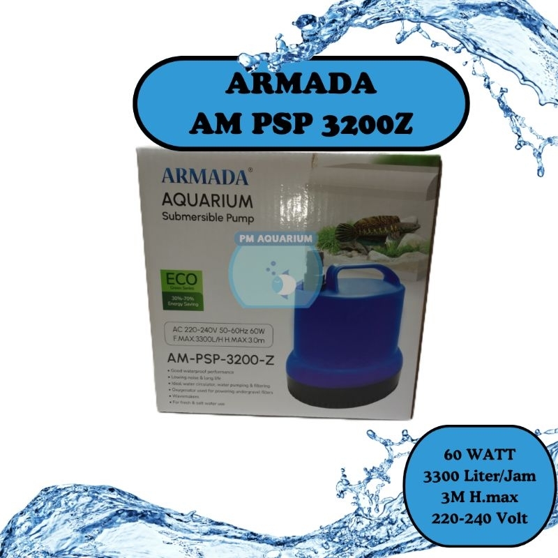 POMPA AIR AQUARIUM PSP 3200Z POMPA KOLAM AIR MANCUR / ARMADA AM PSP 3200Z / HIKARI PSP 3200Z