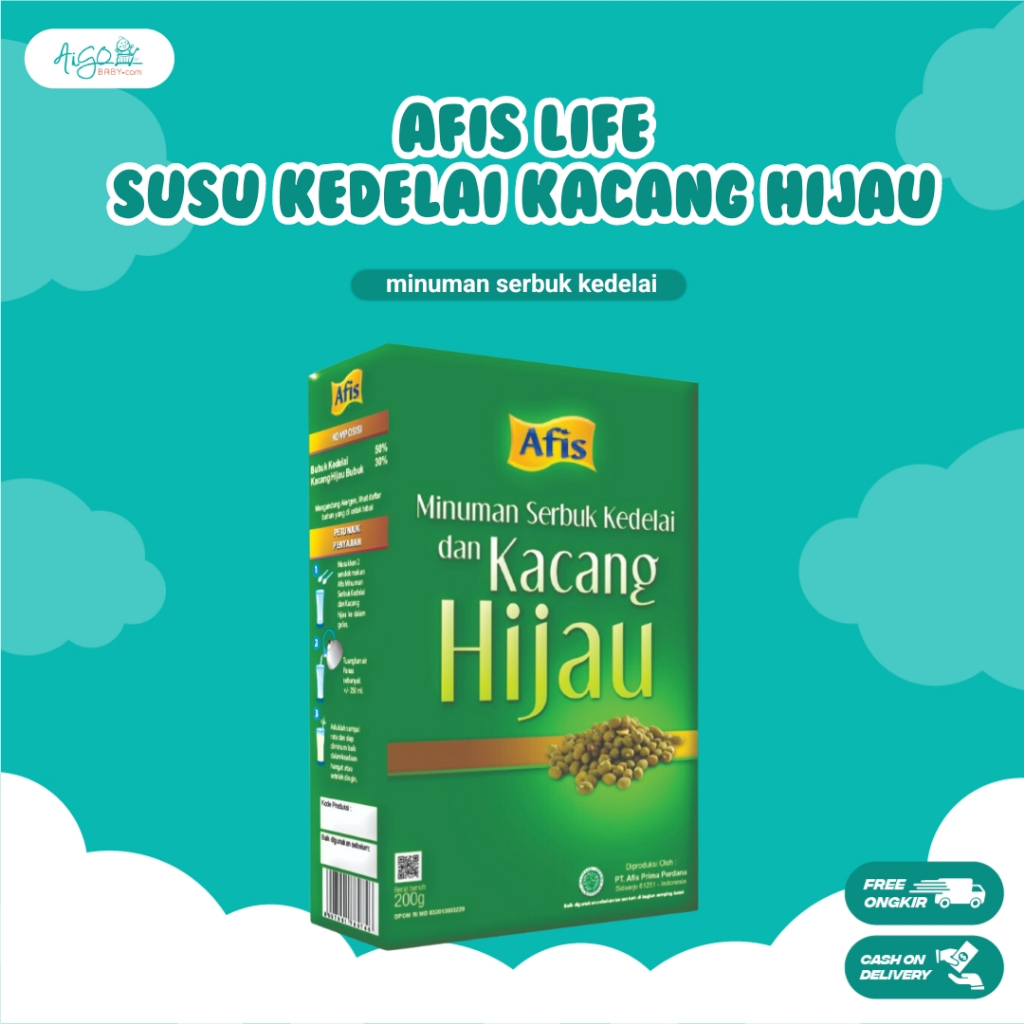 

AFIS LIFE SUSU BUBUK KEDELAI PLUS KACANG HIJAU 200gr