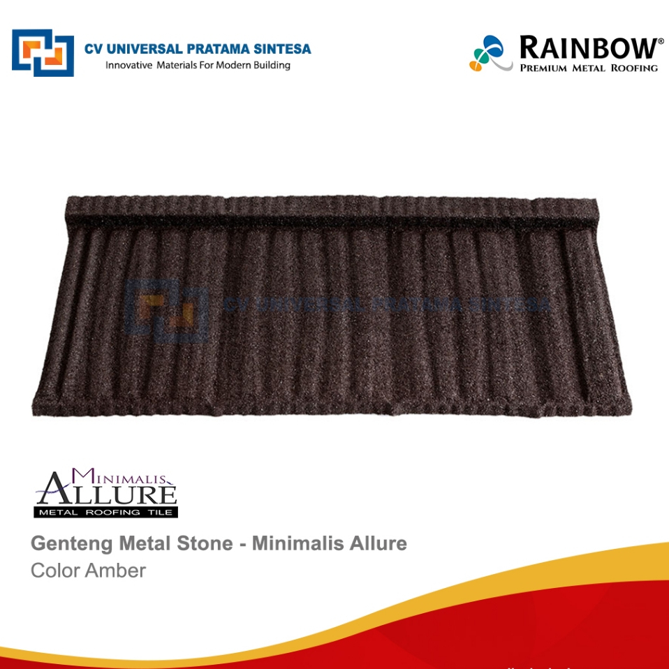 Genteng Metal Stone Minimalis Allure Rainbow Roof