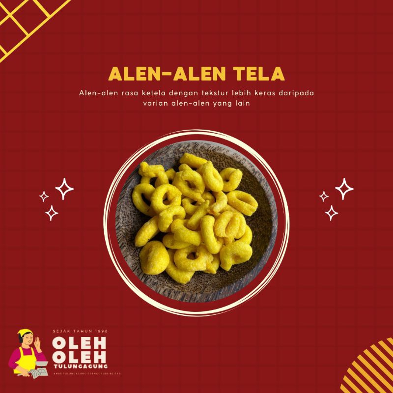 

Alen-alen singkong/ketela asli Trenggalek oleh-oleh Tulungagung