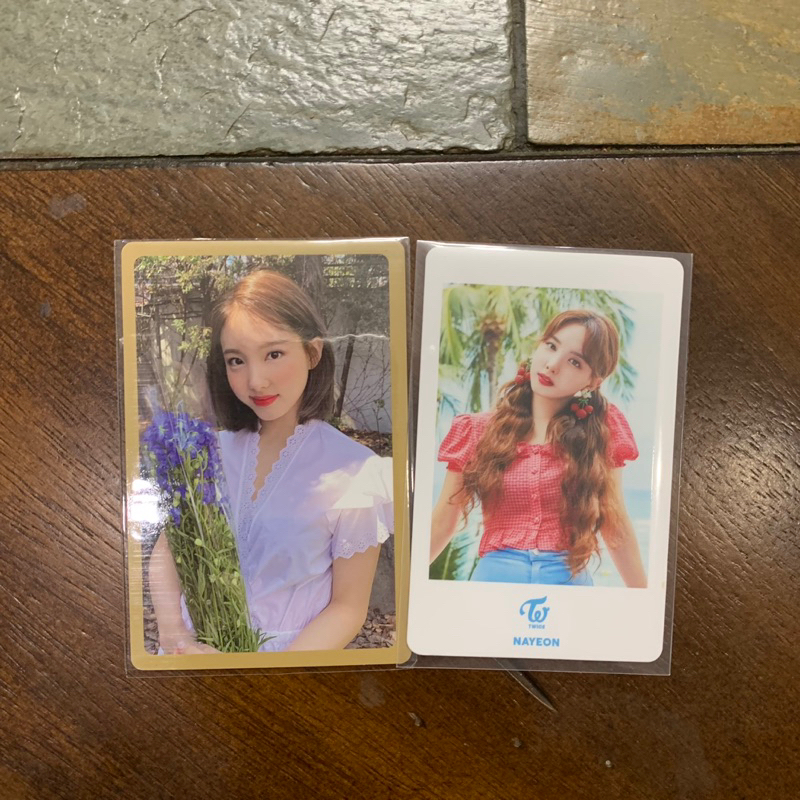 nayeon twice polaroid japan photocard more&more official