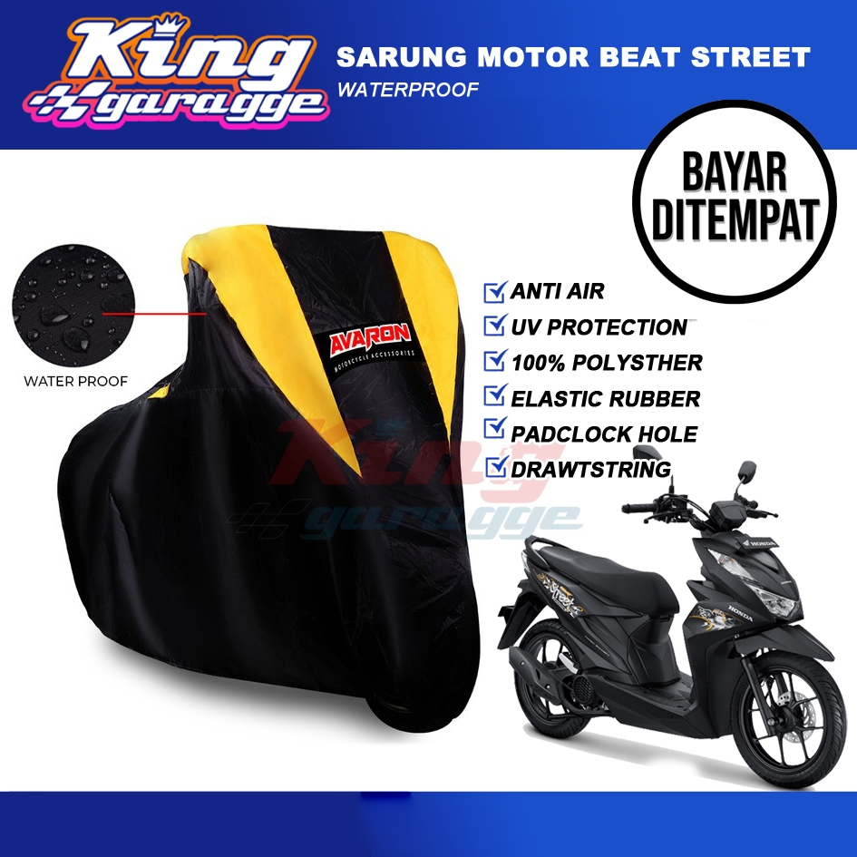 Sarung Motor Beat Street/Cover Motor Honda Beat Street /Jas Motor Beat Street Berkualitas/Selimut Mo