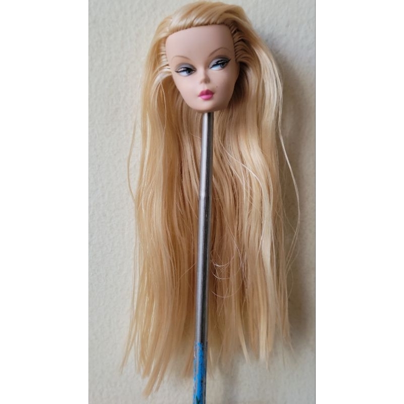 Kepala Barbie silkstone Head sudah di reroot no.1 Mattel Original